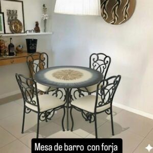 Mesa de barro base de forja